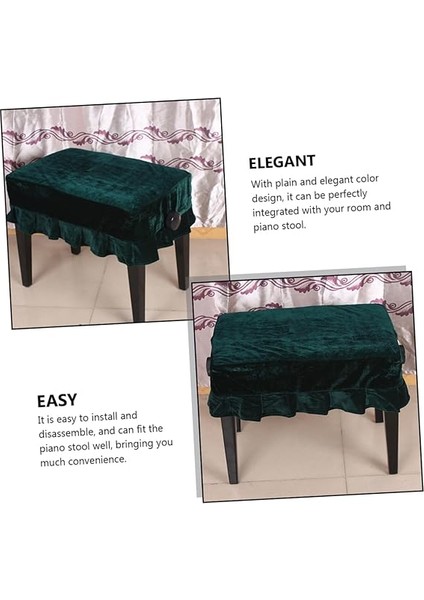 Taşınabilir Piyano Bankı Kılıfı Tabure Için Piyano Kılıfı Yüksek Sınıf Kadife Malzeme modelleri