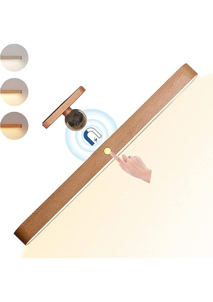 USB Şarj Edilebilir Duvar Lambası, LED Kısılabilir, Şalterli, Ahşap, Iç Mekan, Dokunmatik Kontrollü Gece Lambası, 360° Döner Duvar Apliği, Kısılabilir, Çıkarılabilir Manyetik, Yatak Başucu Için modelleri