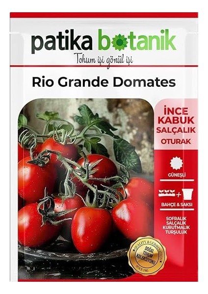 Botanik 200 Adet Rio (Bursa, Salçalık) Domates Tohumu fiyatları