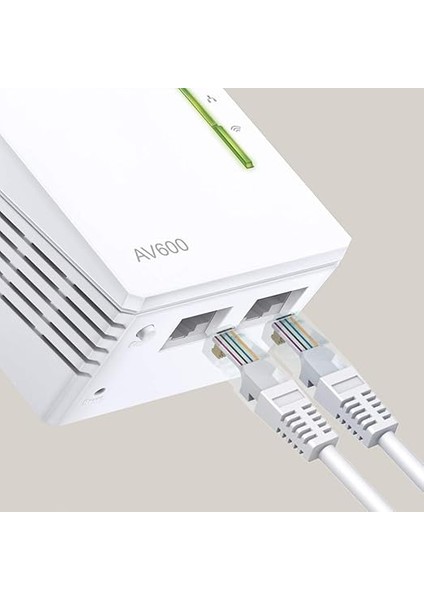 TL-WPA4220T Kıt, AV600 300MBPS Kablosuz Tak Kullan 2 Lan Portlu 300M Mesafeli Menzil Genişletici 3’lü Powerline Adaptör modelleri