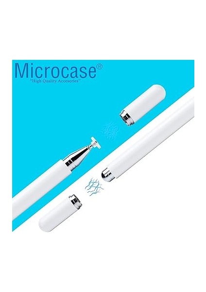 Universal Telefon Tablet iPad Disk Uçlu Stylus Pen Dokunmatik Kalem - AL3461 Beyaz fiyatları