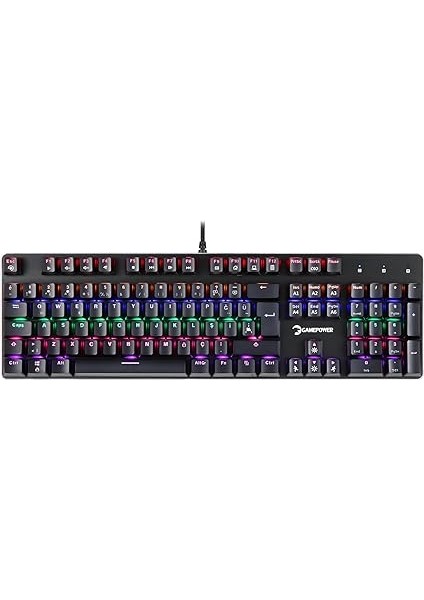 Power Ogre Rainbow 60M Blue Switch Türkçe Q USB Mekanik Gaming Klavye - 3 Yıl Garanti fiyatları