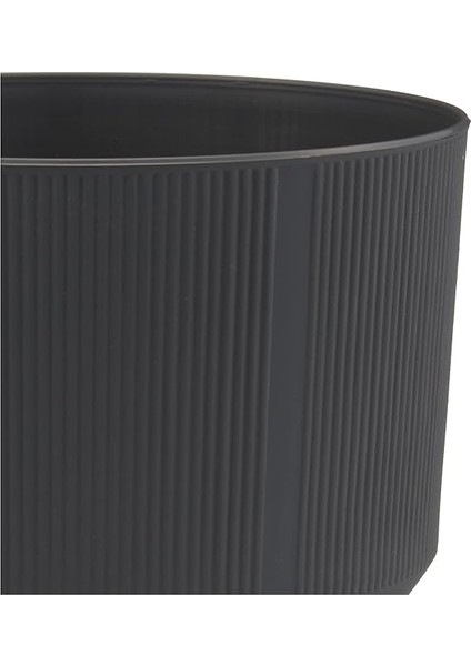 S282 Lüks Saksı Dekoratif Saksı, Antrasit, 18.5cm, 3.3 Litre modelleri