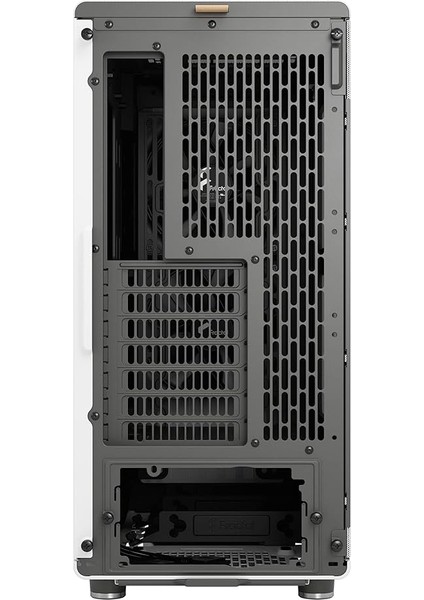 Design North Chalk White - Wood Oak Front - Mesh Side Panels - Two 140MM Aspect Pwm Fan Dahil - Sezgisel Iç Mekan Düzeni Tasarımı - Atx Orta Kule Pc Oyun Kılıfı modelleri