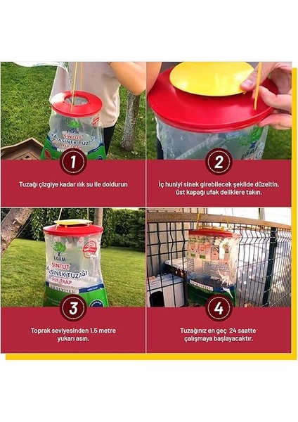 Adet Sintut Large Karasinek Tuzağı, Sağlık Bakanlığı Onaylı, 100% Etkili Karasinek Kapanı modelleri
