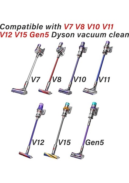 Yedek Streç Hortum Uzatma Aksesuarı Dyson Gen5 G5 V15 V12 V11 V10 V8 V7 SV10 SV11 Elektrikli Süpürge Için modelleri