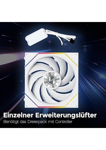 Li Unı Fan Tl Wıreless 1X120MM Beyaz Kasa Fanı (G99.12TL1W1W.00) modelleri