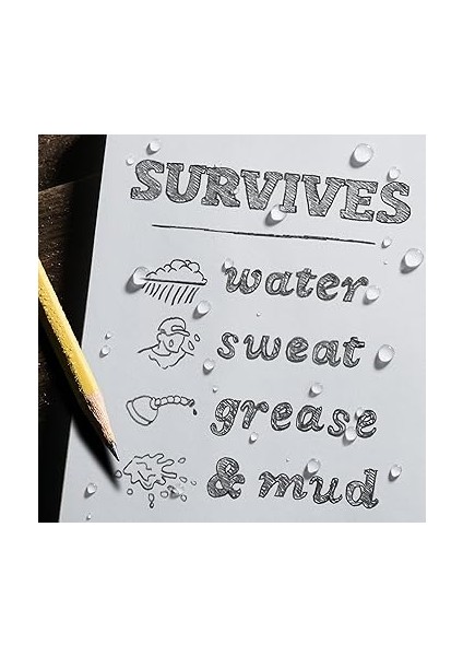 In The Rain -"rite Yağmur Tüm Hava Yandan Spiral Defter, 4 5/8" x 7 "gri Kapak, Evrensel Kalıp (873 No)") fiyatları