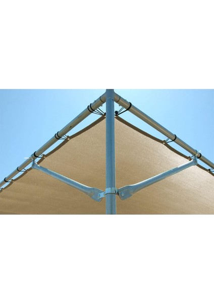 Güneş Geçirmez Gölgelik File, Gölgeleme Tülü, Çit Filesi, Balkon Gölgeliği 2x3 M2 -Krem modelleri