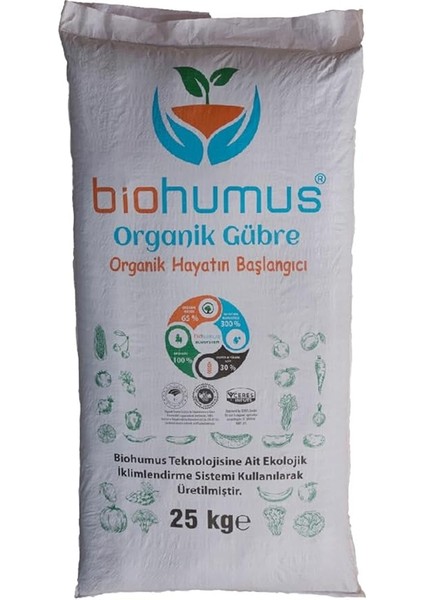 Sultaniye Üzüm ve Asma Için, Organik Gübre, Organik Sertifikalı, Kök Geliştirici, Toprak Düzenleyici, Bitki Besleyici 25 kg (1)