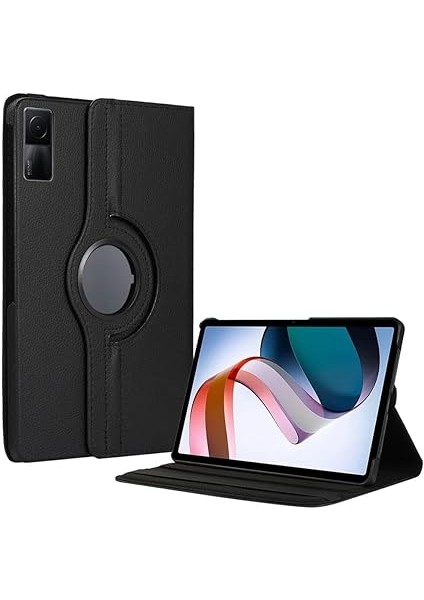 Redmi Pad Se 11INÇ ile Uyumlu Kılıf 360 Dönebilen Standlı Case Siyah fiyatları