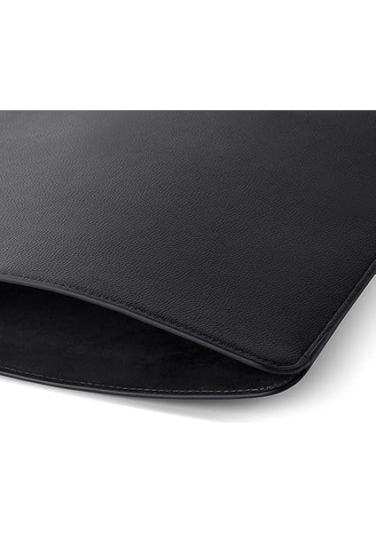 Macbook Pro 14" Inç [2021-2024], Macbook Air 14" Inç [2019-ÖNCESI] - Su Geçirmez Deri Laptop Kılıfı (Siyah) indirimleri