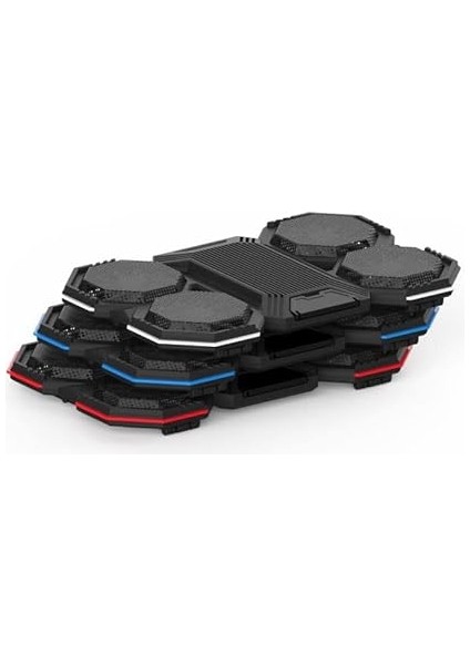 F12-1 Black 2600RPM Yüksek Devirli Fan Gaming Laptop Soğutucu Stand indirimleri