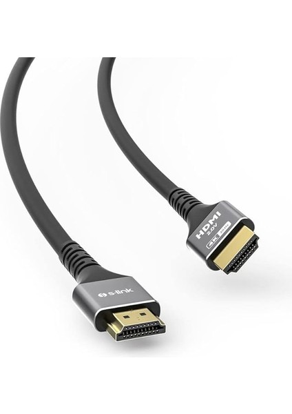 SLX-HD4K15 19+1 HDMI To HDMI 15M Metal V2.0 4K (4096 * 2160) 30Hz Kablo