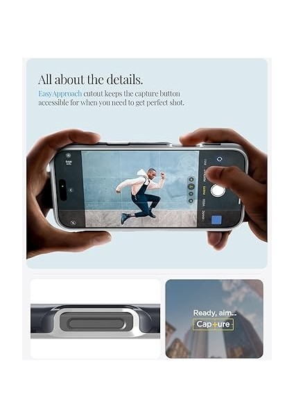 iPhone 16 Pro Magsafe Kılıf Classic C1 Hava Kanalı Teknolojisi™ Askeri Sınıf Koruma Magfit Graphite iMac Tasarım Kapak - ACS08152 indirimleri