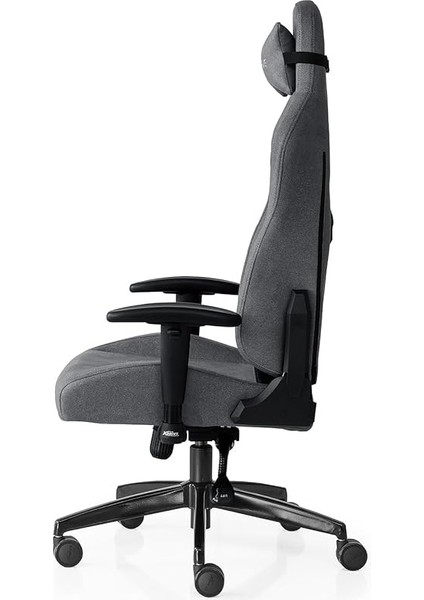 15'li Plus Profesyonel Oyuncu Koltuğu Kumaş Gri/siyah indirimleri