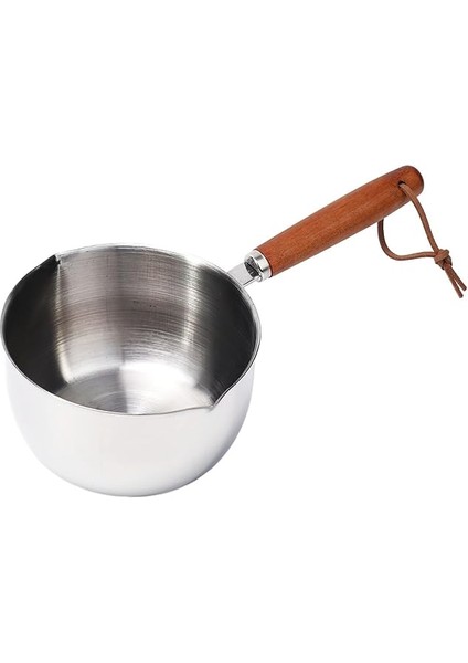 Paslanmaz Çelik Mini Tencere Tereyağı Isıtıcı Tava Sos Tavası Rahat Kavrama Haşlamayı Önler Süt Tereyağı Isıtıcı Tencere Küçük Süt Tereyağı Eritme Tenceresi (500ML) fırsatları