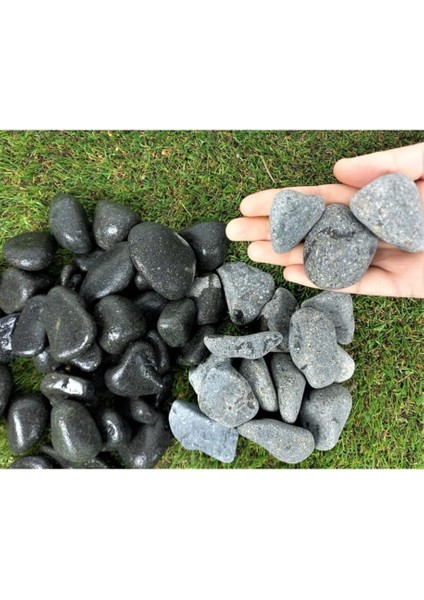 Bazalt Dolomit Taş 25 kg 2-4 cm Bazalt Dolomit Taş Siyah Taş Dere Taşı Çakıl Taşı Bahçe Taşı modelleri