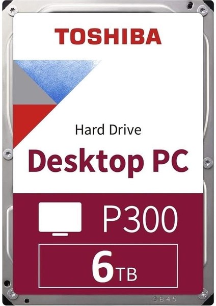 HDWD260UZSVA 3.5" Dahili Hdd, 6tb P300 5400RPM Sata-3 6.0gb/s 128MB