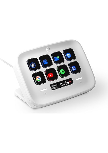 Stream Deck Neo – 8 Özelleştirilebilir Tuş, 2 Dokunmatik Nokta, Hızlı Görevler ve Iş Akışları – Word, Excel, Powerpoint, Takımlar, Zoom, Spotify Vs. Kontrol Edin – Mac ve Pc ile Uyumlu