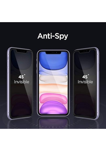 iPhone 11 / iPhone Xr Privacy Hayalet Cam Ekran Koruyucu Kolay Kurulum Alignmaster - AGL00103 fiyatları