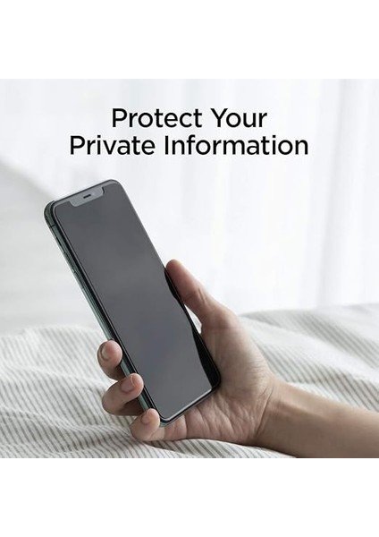 iPhone 11 / iPhone Xr Privacy Hayalet Cam Ekran Koruyucu Kolay Kurulum Alignmaster - AGL00103 fırsatları