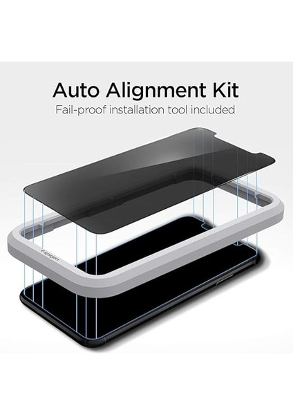 iPhone 11 / iPhone Xr Privacy Hayalet Cam Ekran Koruyucu Kolay Kurulum Alignmaster - AGL00103 indirimleri