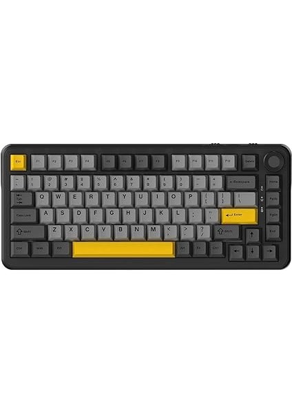 Ajazz AK820 Max Plus Daydream Switch 3 Modlu Mekanik Oyun KLAVYESI-8000 Mah Batarya Rgb-Hot Swap (AK820 Max Plus - Siyah Sarı - Daydream) fırsatları