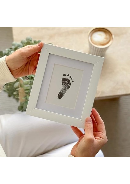 Tekli Bebek El Veya Ayak Izi Çerçevesi - Yenidoğan 0-6 Aylık Baskı Kiti ile Uyumlu - Sadece Çerçeve indirimleri