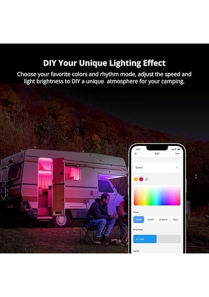 L3 Akıllı Wifi LED Şerit Işıklar, Yatak Odası, Oda Için Alexa LED Şerit Işıklar, 5 M Rgb 5050 Renk Değiştiren LED Işıklar, App/ses Kontrolü indirimleri