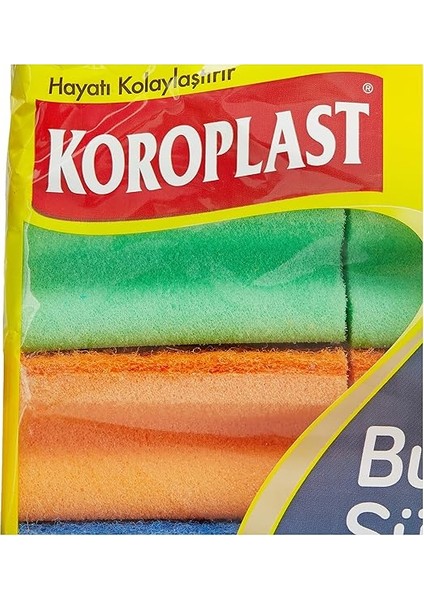 Oluklu Bulaşik Süngeri 8'li (1 x 8 Adet) modelleri