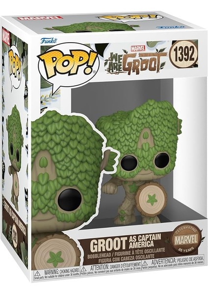 Pop! Marvel: 85. Yıldönümü - Biz Groot, Kaptan Amerika Olarak Groot'uz