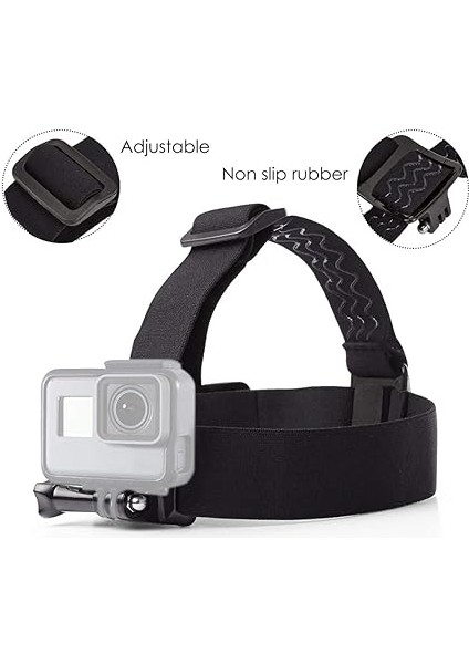 Aksiyon Kamerası Aksesuarları Kafa Kayışı Montaj Göğüs Koşumu Akaso EK7000 Brave 4 Brave 7 Le V50X Native/gopro HERO10 9 8 7 6 5/vemont/dragon Touch/hls/apexcam/remalı ile Uyumlu fiyatları