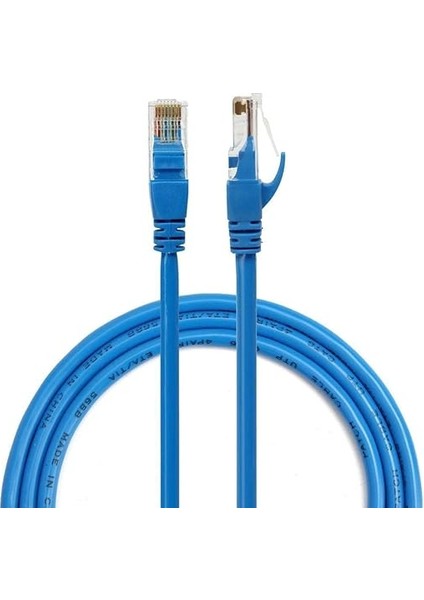 Cat6 Internet Ethernet Kablosu 2 x RJ45 Patch Lan Modem Kablosu 15 Metre 4217