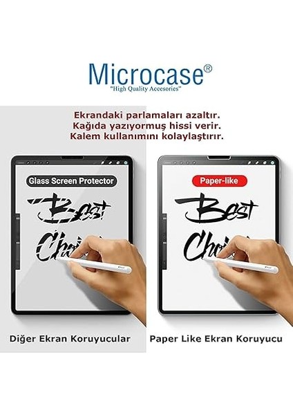 Samsung Galaxy Tab S10 Fe Plus Tablet ile Uyumlu Tablet Paper Like Pencil Destekli Kağıt Hissi Veren Mat Ekran Koruyucu - AL3289 fiyatları
