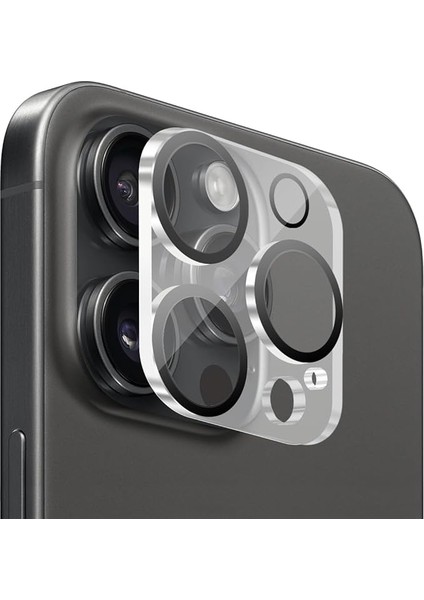 Labs iPhone Kamera Lens Koruyucu, 16 Pro / 16 Pro Max Uyumlu, Şeffaf
