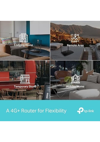 Archer MR600, 4g+ Cat6 AC1200 Mbps Wireless Dual-Band Gigabit Router, 4g/3g Sım Yuvası, Mu-Mımo Teknolojisi, Yapılandırma Gerektirmez, Konuk Ağı ve Ebeveyn Kontrolü Desteği modelleri