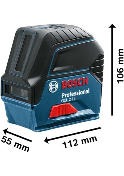 Professional Gcl 2-15 Çizgi Lazer (15 M Çalışma Alanı, 3 x Aa Pil, Ip 54 Toza Karşı Koruma Sistemi, Kırmızı Lazer, Rm1 Tutucu, Takım Çantası) fırsatları