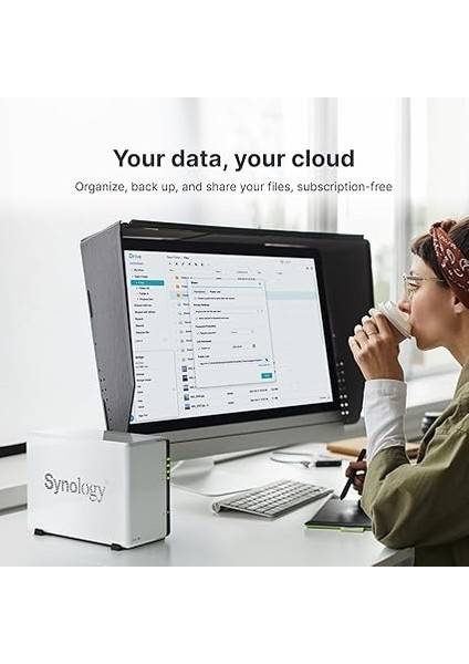 DS223J 2 Bay Masaüstü Nas, Beyaz indirimleri