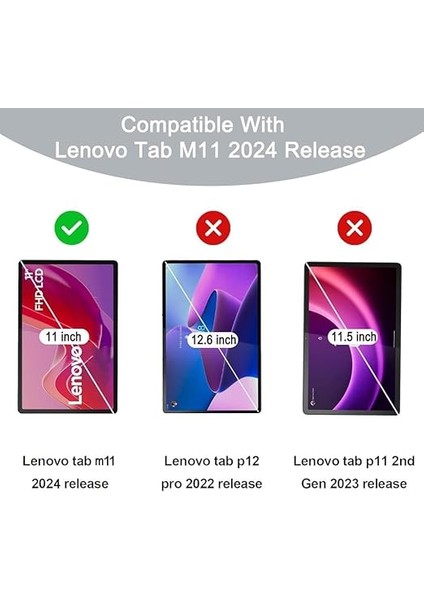 Tab M11 /tab K11 11INÇ 2024 ile Uyumlu Tablet Nano Ekran Koruyucu TB330FU TB330XU TB331FC Renksiz modelleri