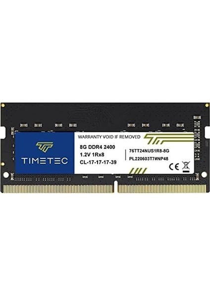 8gb Ddr4 2400MHZ (DDR4-2400) PC4-19200 (PC4-2400T) Icke-Ecc Obuffrad 1.2V CL17 1rx8 Tek Sıralı 260 Pin Sodımm Dizüstü Dizüstü Bilgisayar Ram Minnesuppgradringsmodul (8gb)