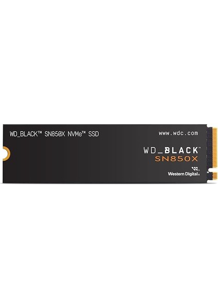SN850X Nvme SSD 2 Tb Dahili SSD (Oyun Belleği, Pcıe Gen4 Teknolojisi, Okuma 7.300 Mb/sn, Yazma 6.600 Mb/sn), Siyah