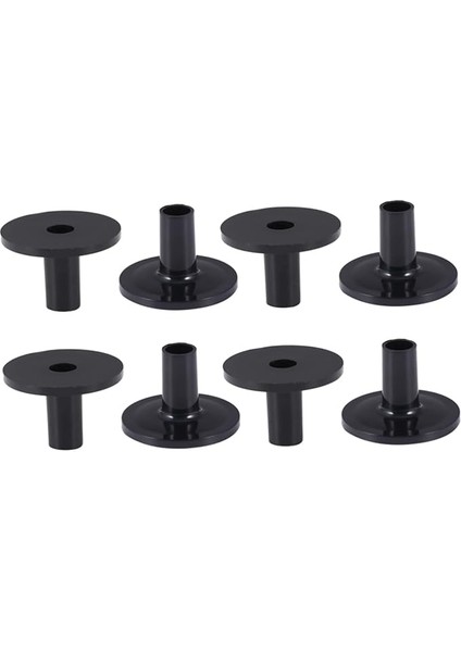 8ADET Davul Zil Süngeri Seti Davul Zil Standları Için Uygun Aksesuarlar Dayanıklı ve Yüksek Performans Sağlayan Siyah