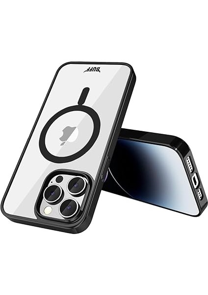 Labs Buff iPhone 15 Pro Max ile Uyumlu Magsafe Uyumlu Slim Fit Kılıf Kablosuz Şarj Destekleyen Sararmaya Karşı Korumalı Kapak (Siyah) fiyatları