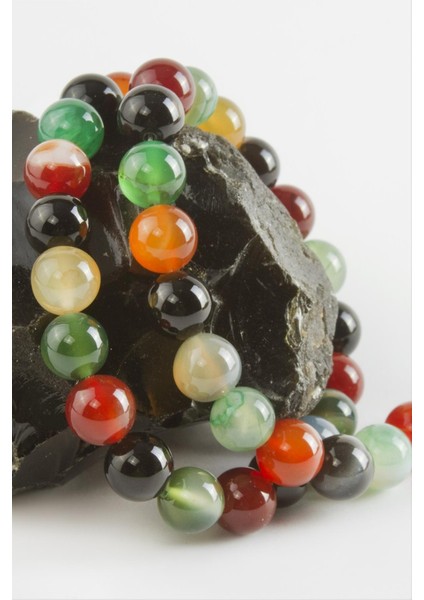 shop Hint Akik Taşı 10 Mm-Renkli