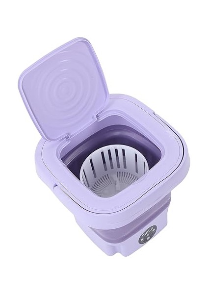 Katlanabilir Çamaşır Makinesi, 8l Küçük Portatif Çamaşır Makinesi Düşük Gürültü 100-240V Yurtiçi Iç Çamaşırı (Ab Fişi) indirimleri