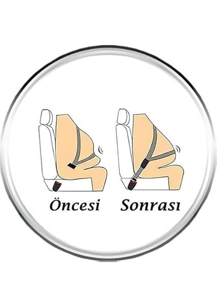 Kemer Uzatıcı (Siyah Renk Kayış) (60 Cm) Çocuk Koltuğu Hamile ve Şişmanlara Uygundur (1 Adet) Xl fırsatları