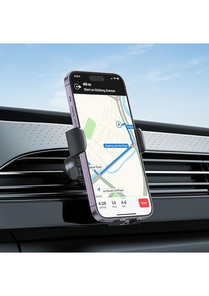 Profesyonel Araç Içi Telefon Tutucu ve Havalandırma Montaj iPhone Uyumlu Kolay Kurulum 4.5-7.0 Inç Samsung Uyumlu Xiaomi Uyumlu BH92