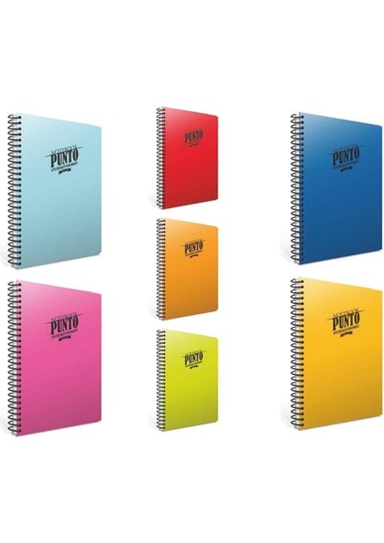 187809 Defter A4 Punto Spiralli Pp 40 Yaprak Çizgili 6530