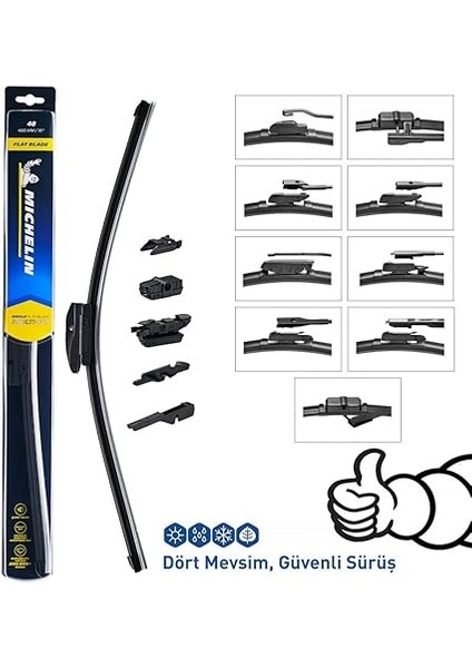 Multıfıt™ MC33917 48CM 1 Adet Universal Muz Tipi Silecek fırsatları
